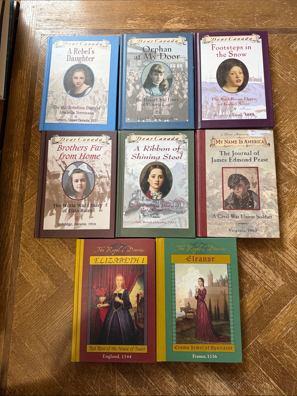 Dear Canada Historical Fiction Books